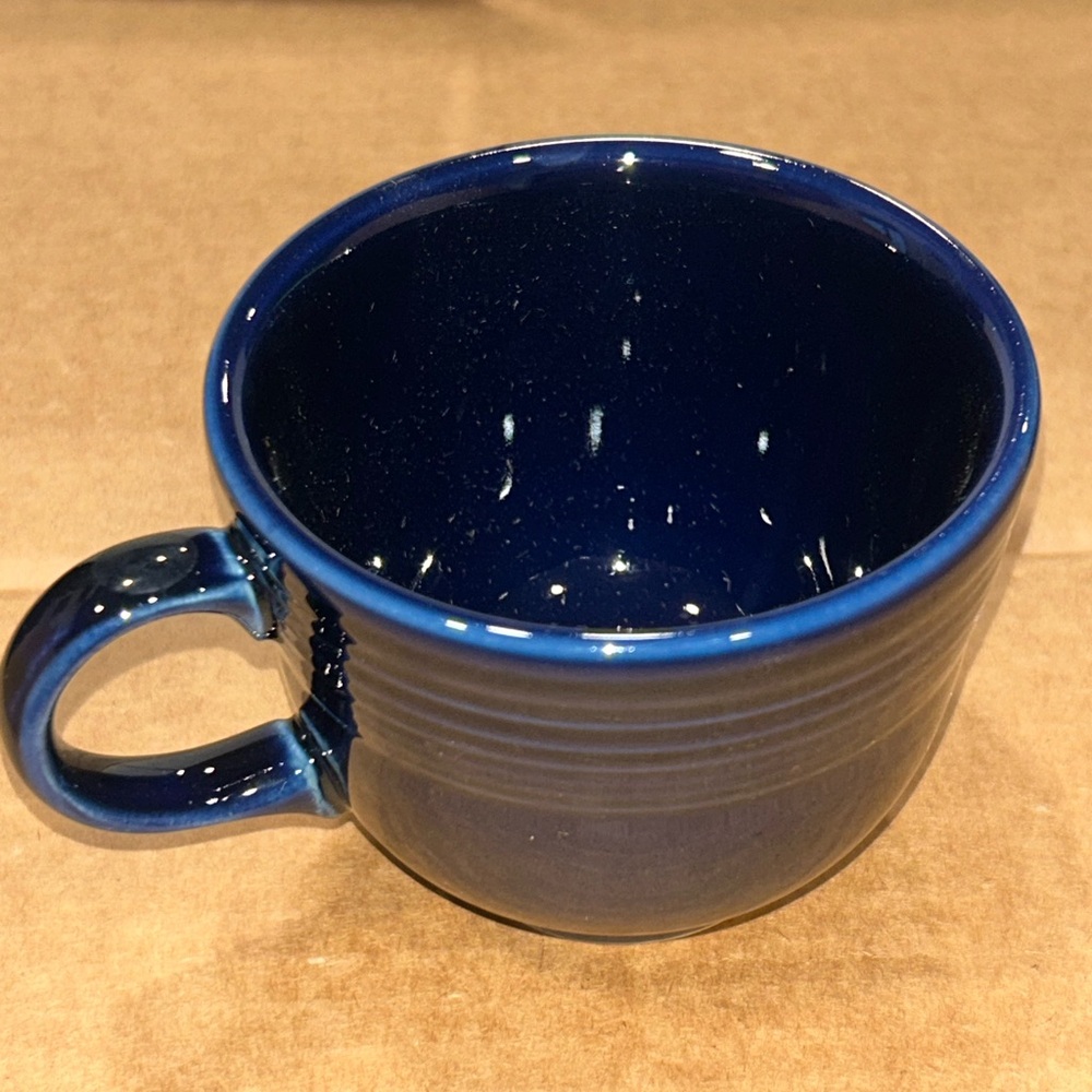 Cobalt Blue Fiesta Ware Homer Laughlin Tea Coffee‎ Cup USA Retired